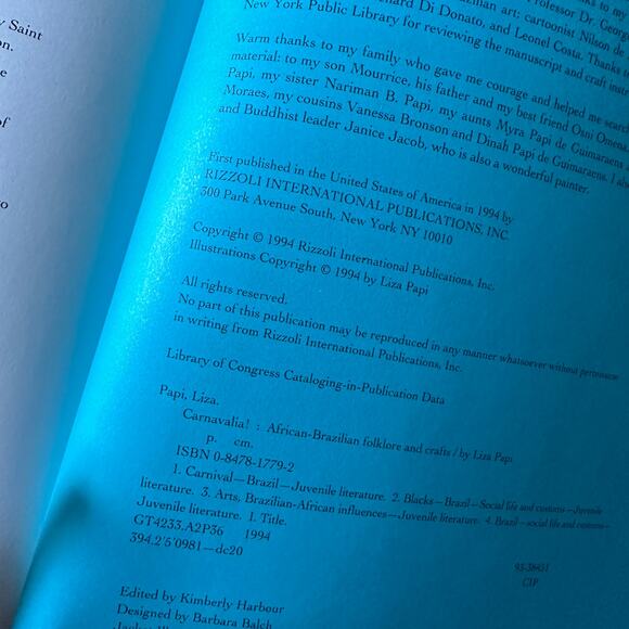 Vintage 1994 Carnavalia! African-Brazilian Folklore & Crafts Hardcover Book - Picture 3 of 14